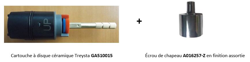 Treysta Cartridge and Bonnet Nut