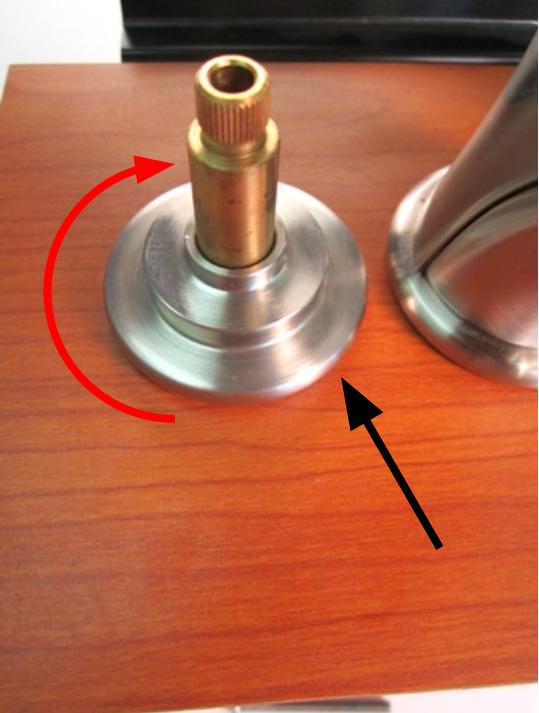 Re - install the trim ring, if applicable.