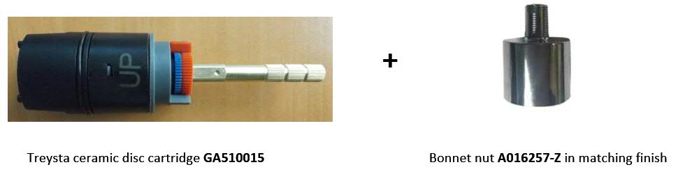 Treysta Cartridge and Bonnet Nut