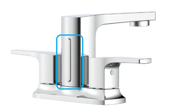 Tribune 2 Handle Centerset Lavatory Faucet with lift rod hole finish matching plug