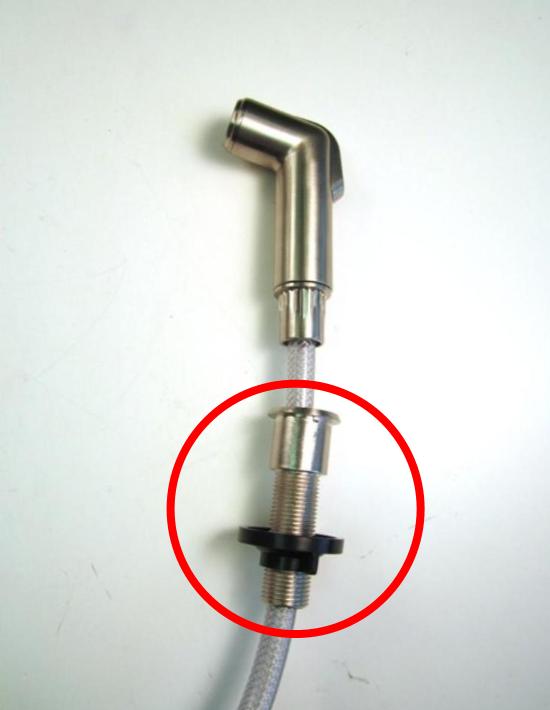 If the side spray holder for your faucet is damaged or has visible imperfections, the side spray holder may need to be replaced.