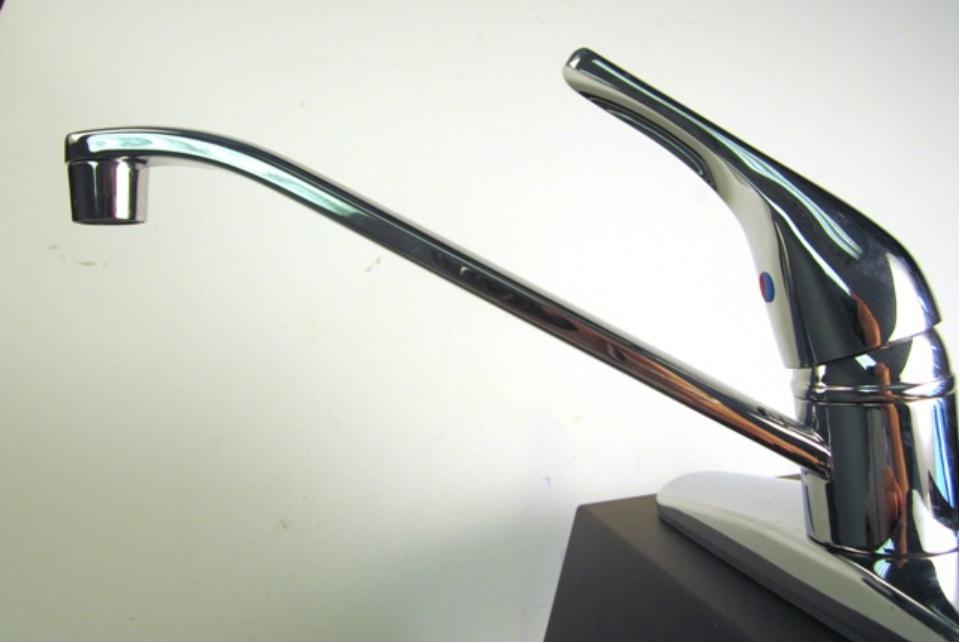 Damage to a faucet spout can occur during the installation of the faucet, or from normal wear and tear. If the spout for your faucet is damaged or has visible imperfections, the spout may need to be replaced.